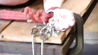 BRUTAL MASTER bettie bondage cunt torture